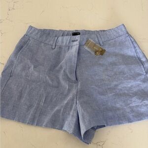 J. Crew Light Blue Women's Linen Shorts